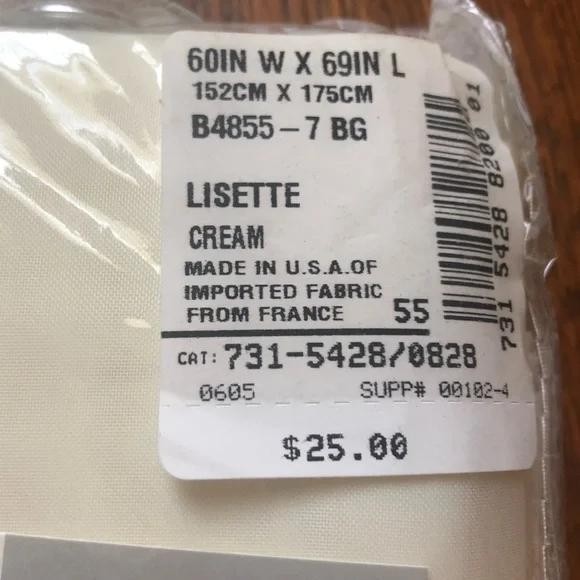 2 JC Penney Home Collection Door Panel Sheer ~ NEW - Picture 3 of 4